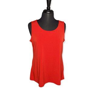 Red Sleeveless Top Size Large